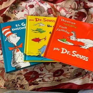 Dr Seuss: El Gato Ensombrerado, Un pez dos peces, and Huevos verdes com jamon
